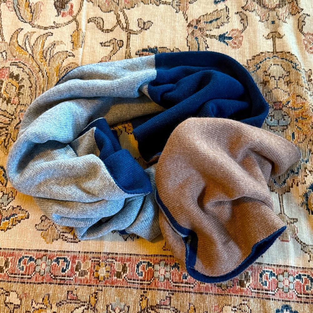 Banana Republic Color Block Knit Scarf